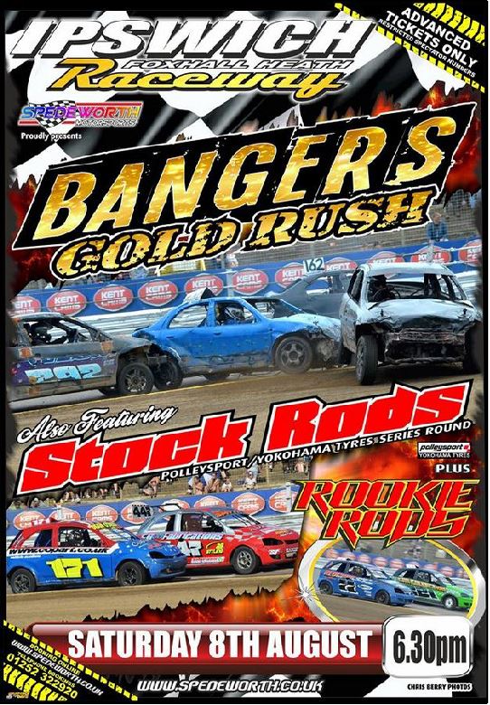 Ipswich 8th August 2020 Bangers Gold Rush
